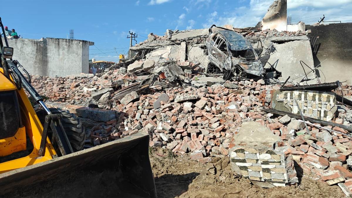 jammu news sikh community outraged over desecration house demolished