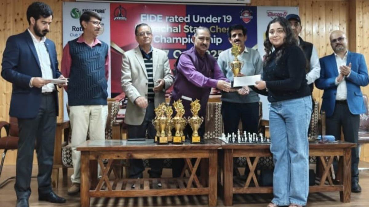 suryanshi sharma of sirmaur became the under 19 fide rated chess champion himachal pradesh news