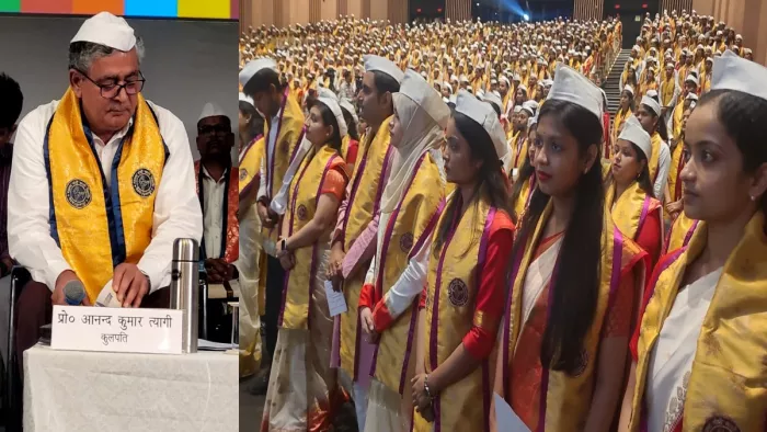 कुलपति ने बताया कि विश्वविद्यालय ने राष्ट्रीय शिक्षा नीति 2020 को लागू किया है।