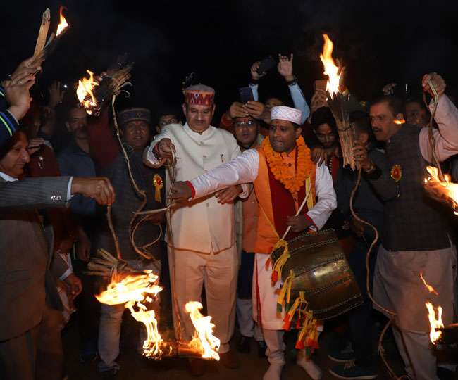 Igas festival celebrated by people at Dehradun