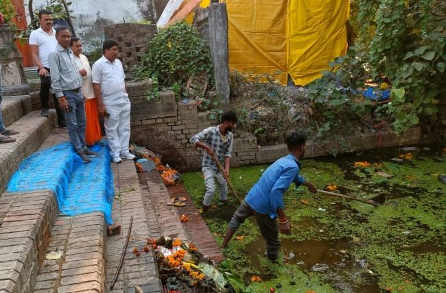 balrampur latest news balrampur orships news balrampur festivals news chhatth pooja nahay khaye chhatth pooja