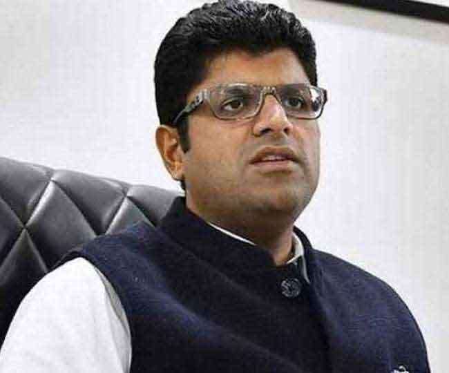 हरियाणा के डिप्टी सीएम दुष्यंत चौटाला की फाइल फोटो।
