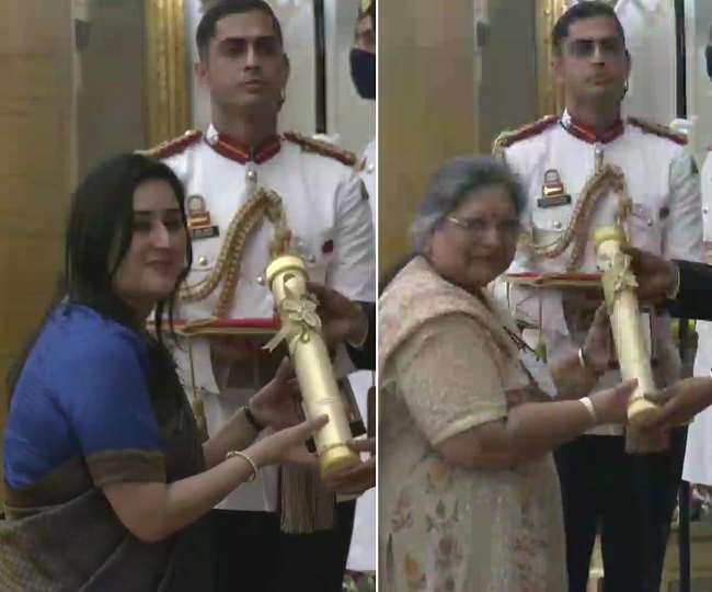 राष्ट्रपति रामनाथ कोविंद ने पुरस्कार से सम्मानित किया