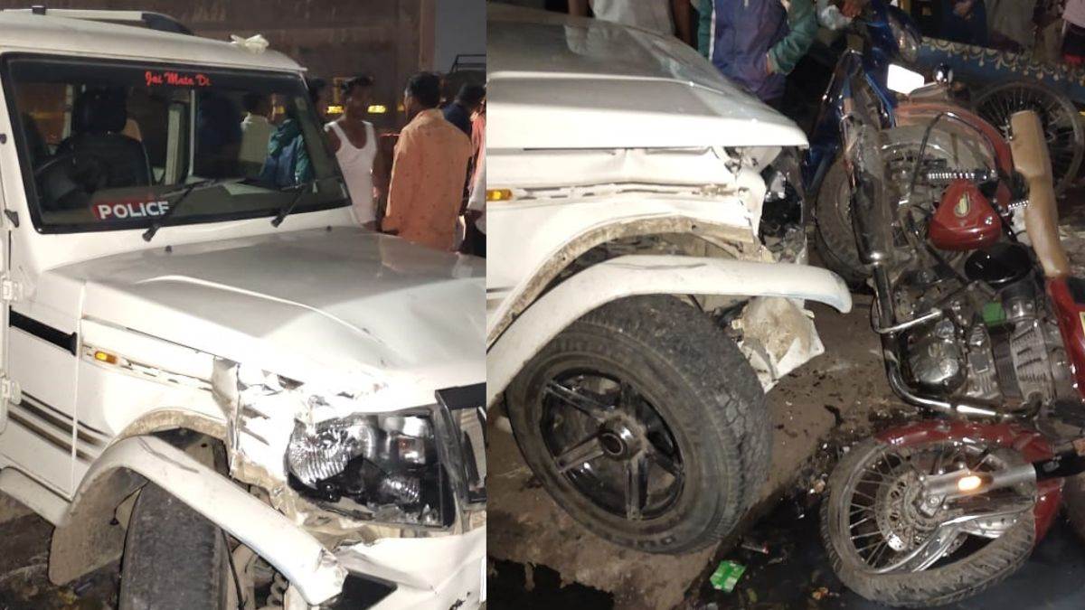 Jharkhand Road Accident जमशेदपुर में तेज रफ्तार का कहर, पुलिस कार ने