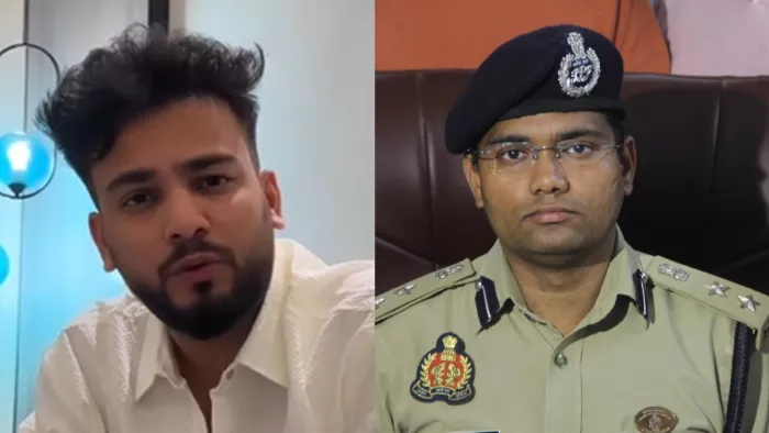 यूट्यूबर एल्विश यादव, हरीश चंदर, डीसीपी (नोएडा जोन)।