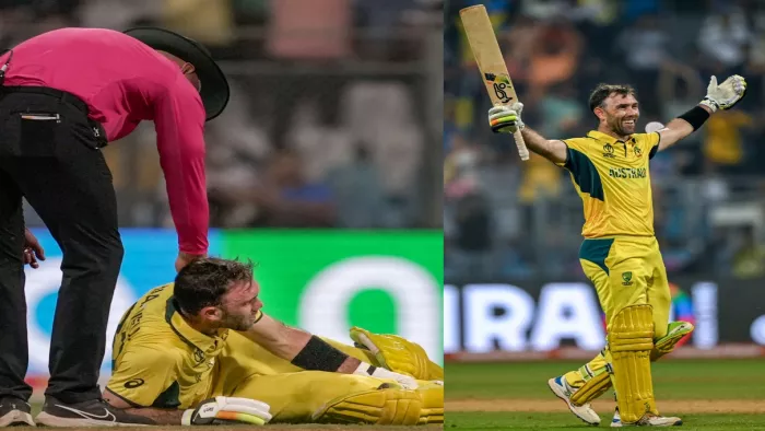 Glenn Maxwell: दर्द में होने के बावजूद ग्लेन मैक्सवेल ने यादगार पारी खेली।