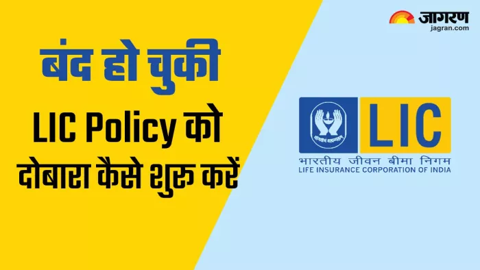 LIC की पॉलिसी हो गई है बंद