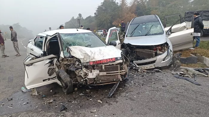 कीरतपुर साहिब के पास भायनक एक्सीडेंट, दो लोगों की मौत