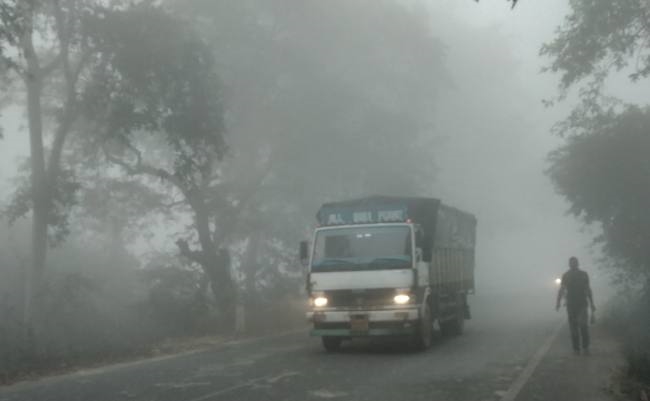 fog stopped the pace of life people shudder