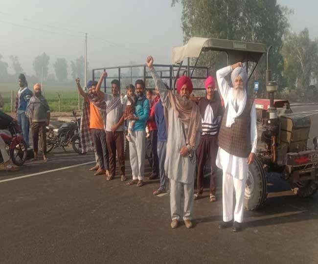 Live Bharat Bandh: Impact of Bharat Bandh seen in Punjab by Demonstrations  and buses stopped
