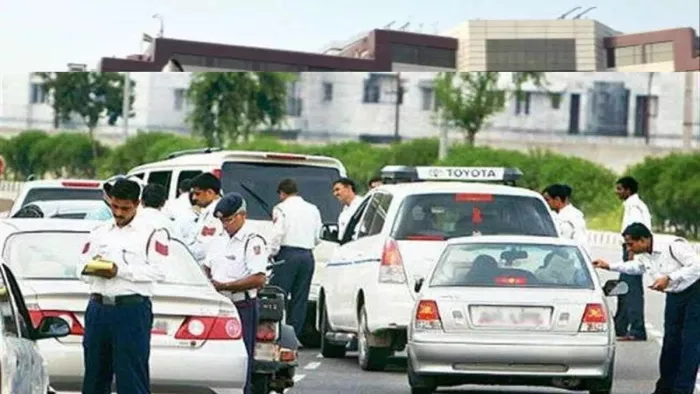 दिल्ली ट्रैफिक पुलिस ने काटे दो हजार से ज्यादा वाहनों के चालान