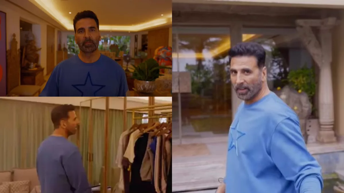 Akshay Kumar Video: अक्षय ने पहली बार दिखाया अपने आलीशान बंगले का नजारा, लिविंग रुम देखते ही चकरा जाएगा सिर