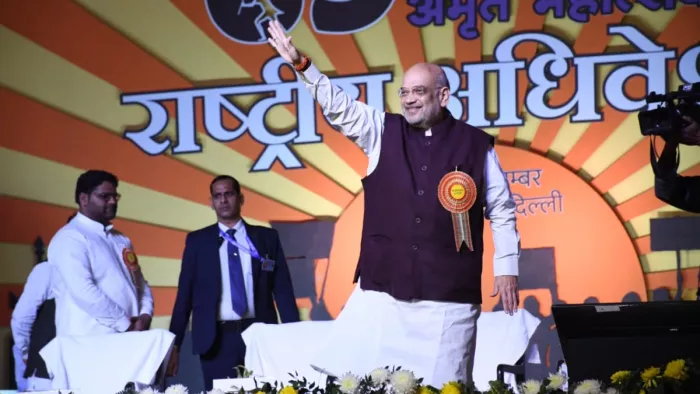 एबीवीपी का 69वां राष्ट्रीय अधिवेशन बुराड़ी स्थित डीडीए मैदान में शुरू हुआ, पहुंचे अमित शाह। ध्रुव कुमार, जागरण