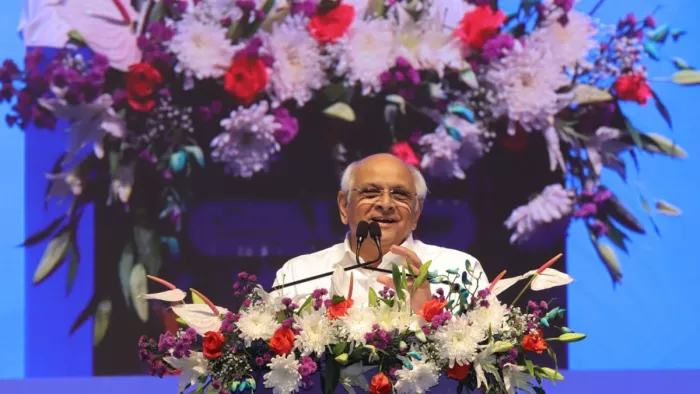 गुजरात के मुख्यमंत्री भूपेंद्र भाई पटेल (फोटो: @Bhupendrapbjp)