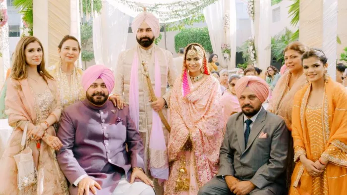 शादी के बंधन में बंधे नवजोत सिंह सिद्धू के बेटे, (Instagram Image)
