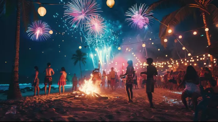 New Year Celebration के लिए परफेक्ट हैं ये Beaches। (Image Credit- Freepik)
