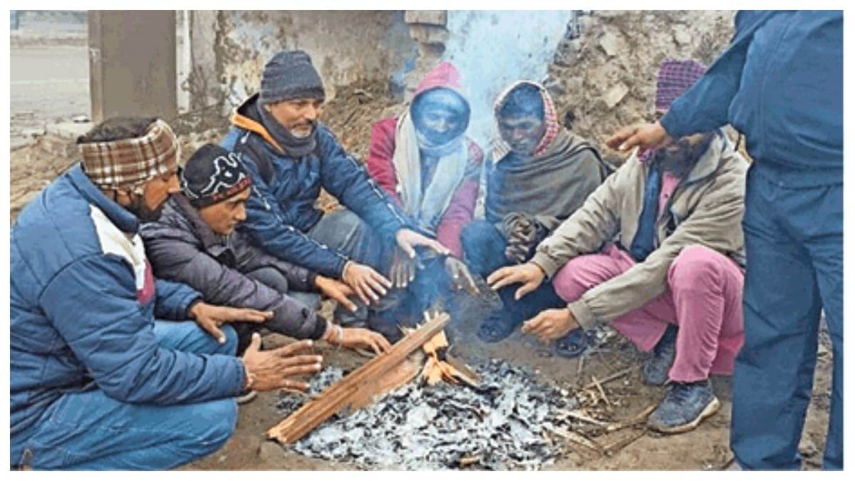 punjab weather news three degree celsius temperature and 20 meter visibility in city