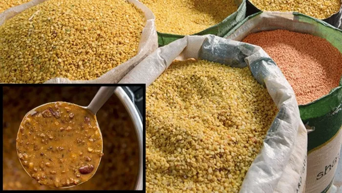 बाजार में चावल-दाल की कीमत में आई गिरावट।