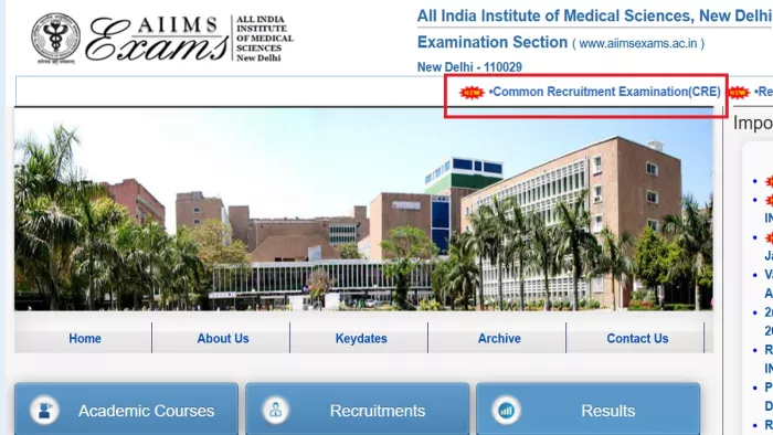AIIMS CRE 2025 के लिए यहां से करें अप्लाई।