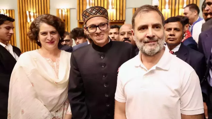 इंडी गठबंधन पर जम्मू कश्मीर के सीएम उमर अब्दुल्ला का बड़ा बयान। फोटो सोर्स- सोशल मीडिया
