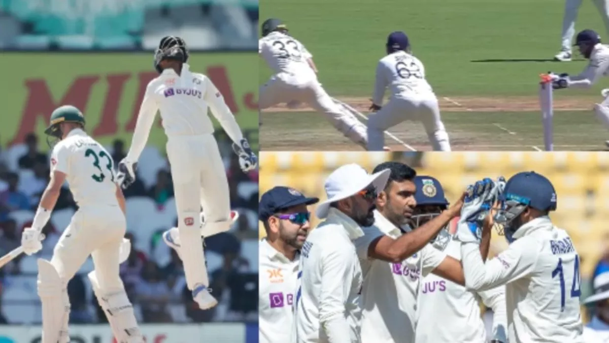 KS Bharat Ind vs Aus Test Day-1 Stumping