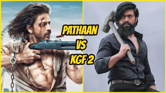Pathaan VS KGF 2 Box Office Collection. Photo- Twitter