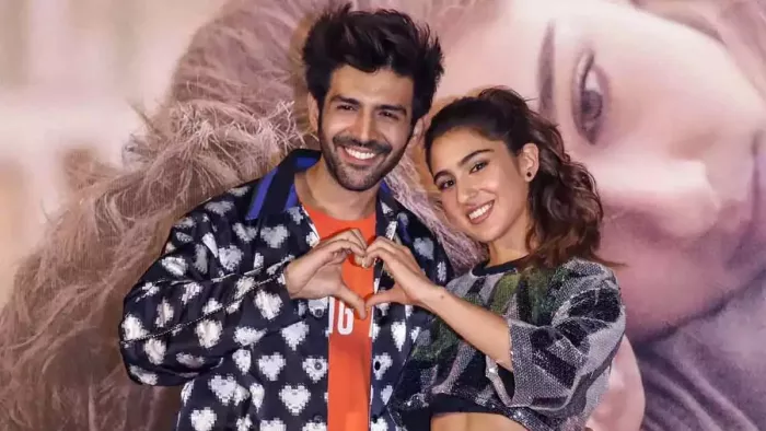 Kartik Aaryan, Shehzada, Sara Ali Khan, kartik Aaryan And Sara Ali Khan
