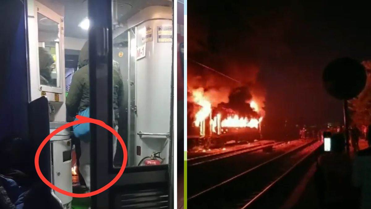 15 people involved in fire in sangam express identified search continues the fire in two train coaches was a conspiracy