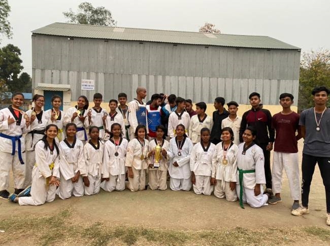 west singhbhum was the runner up in the state taekwondo championship