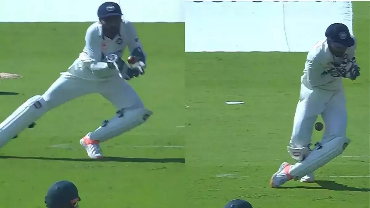 KS Bharat dropped easy catch: केएस भरत ने आसान कैच टपकाया