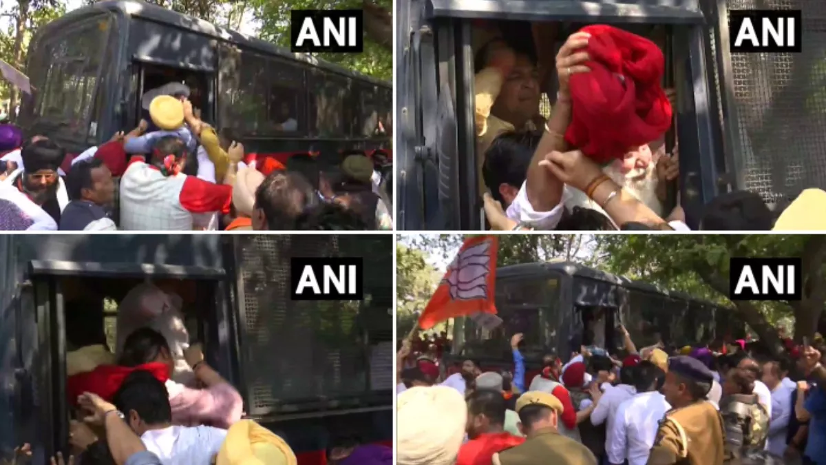 Punjab: संसद की लड़ाई सड़क पर लेकर पहुंची कांग्रेस, BJP ने भी किया जोरदार प्रदर्शन; पुलिस ने लिया हिरासत में