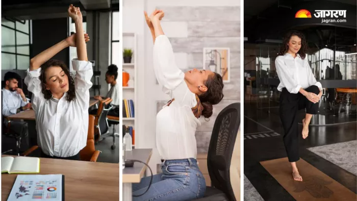 Office Exercises: ऑफिस के बीच ये 5 छोटी-छोटी एक्टिविटीज रखेंगी आपको फिट (Image Source: Freepik)