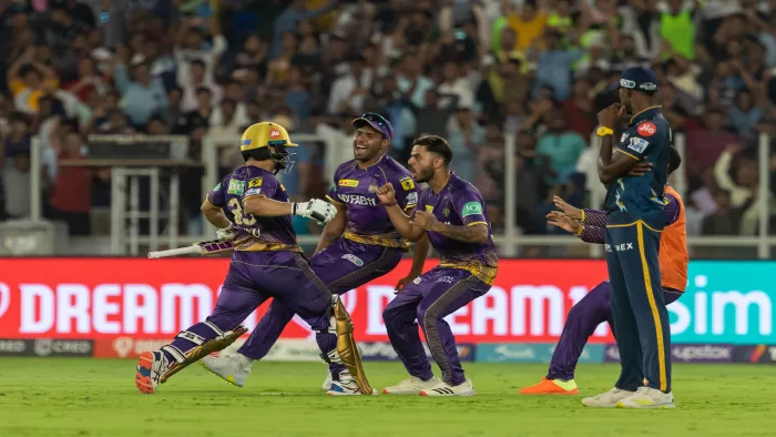 Rinku Singh KKR Team Celebration GT vs KKR IPL 2023