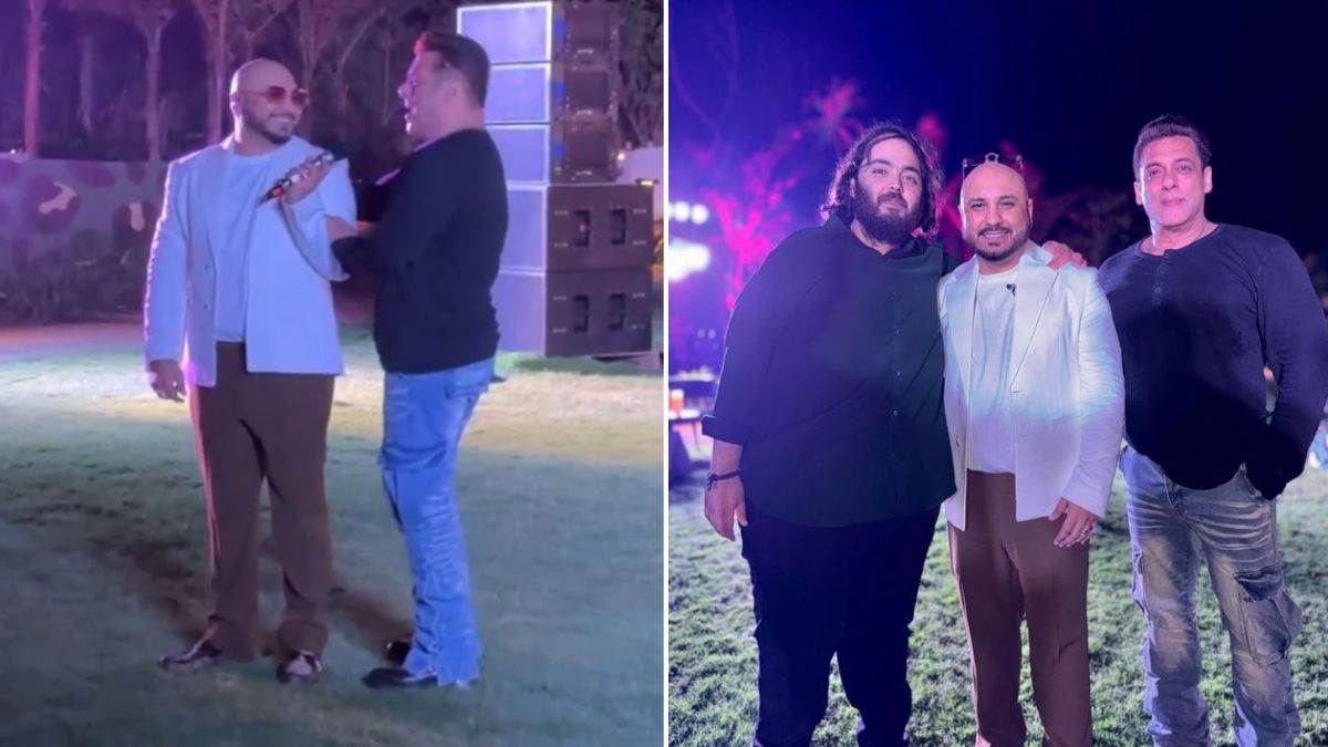 salman khan sung animal saari duniya jalaa denge song with b praak at anant ambani birthday party
