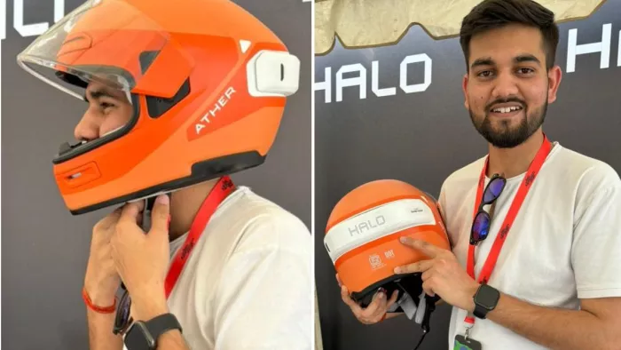 Ather Halo Smart Helmet की शुरुआती कीमत 4,999 रुपये है।