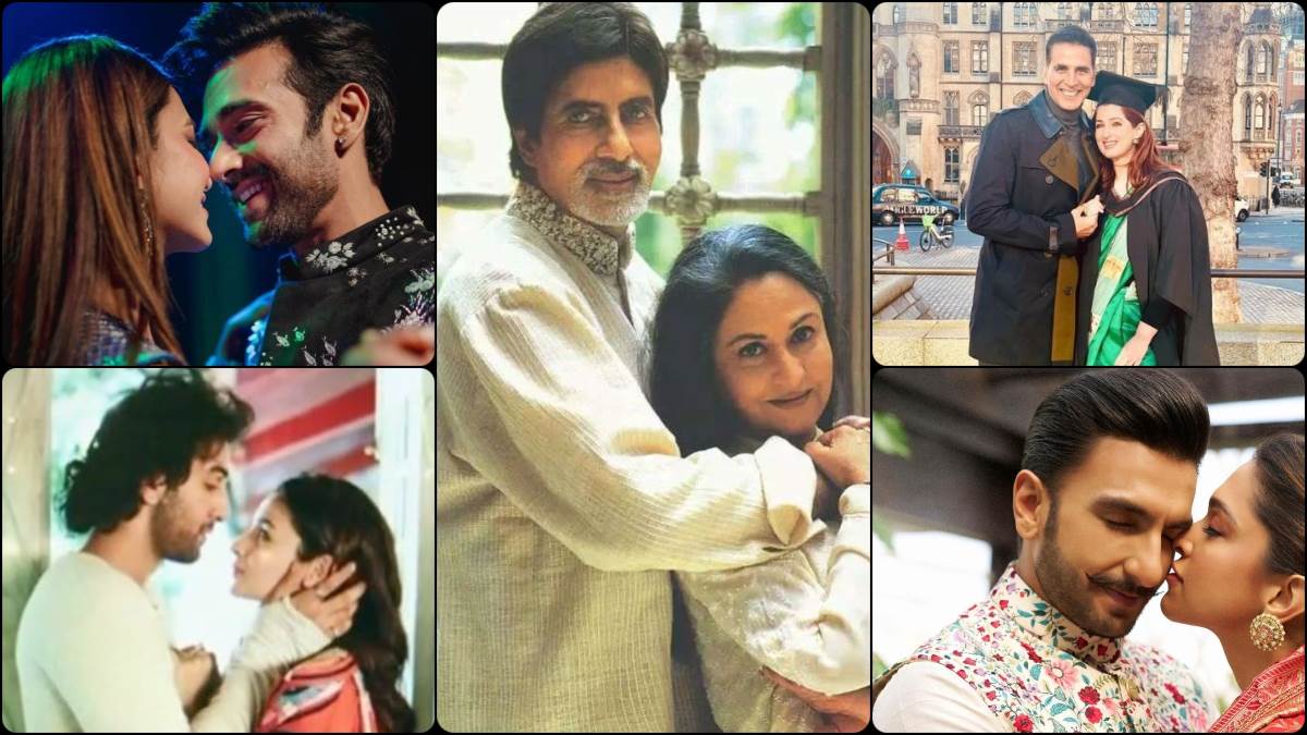 bollywood celebs love story from jaya bachchan amitabh bachchan to akshay kumar twinkle khanna and ajay devgn kajol love story