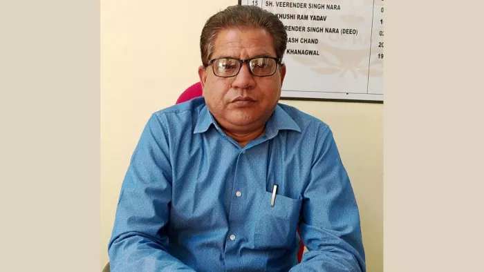 Rewari News: महेंद्र सिंह खनगवाल, जिला शिक्षा अधिकारी, रेवाड़ी