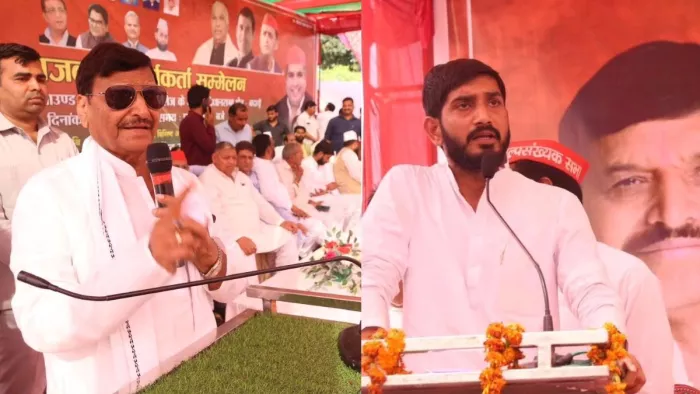 बदायूं सीट पर आदित्य को बढ़ा खुद पीछे कदम खींच रहे शिवपाल यादव, बेटे को सौंपी चुनावी कमान