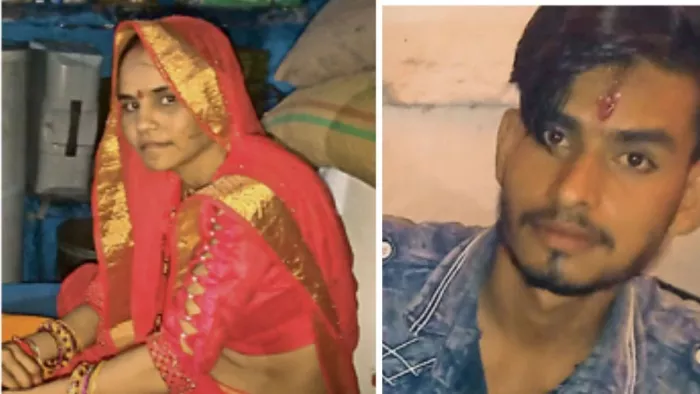 प्रीति जिसकी ससुराल वालों ने जान ले ली। आरोपी पति। (फोटो-जागरण)