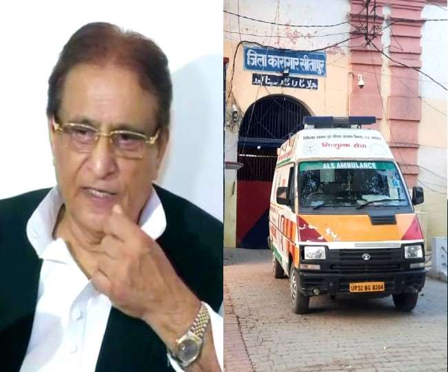 Coronavirus infected Samajwadi Party MP Azam Khan health deteriorated,  shifted to Lucknow Medanta Hospital with son Abdullah from Sitapur Jail