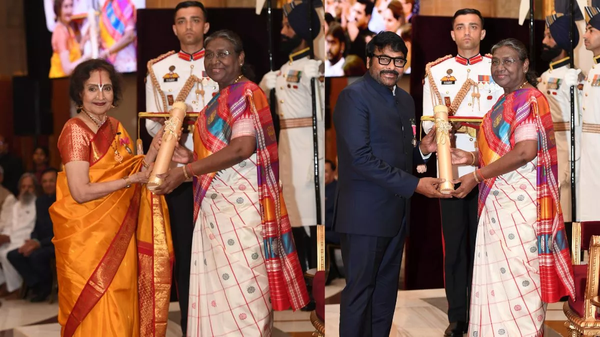 अभिनेत्री वैजयंतीमाला व अभिनेता चिरंजीवी को पद्म विभूषण, राष्ट्रपति मुर्मु ने SC की पहली महिला न्यायाधीश को मरणोपरांत किया सम्मानित