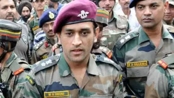 सेना में लेफ्टिनेंट कर्नल हैं एमएस धोनी। फोटो- सोशल मीडिया