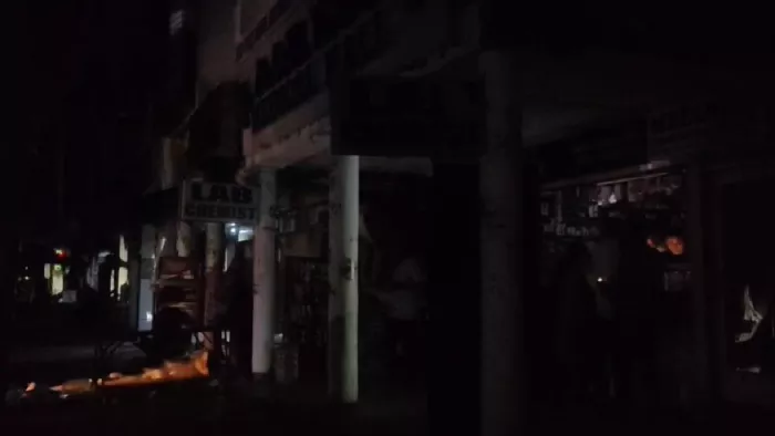 पंचकूला में दिखा ब्लैक आउट का असर