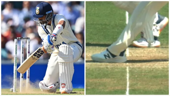 Shardul thakur and Ajinkya Rahane lbw out on no ball in WTC final 2023