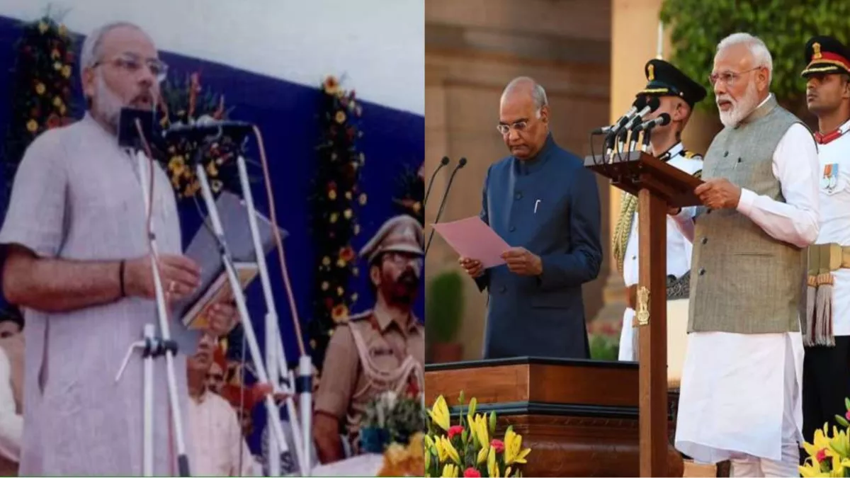 Narendra Modi Swearing-in Ceremony: 23 सालों से सत्ता में हैं नरेन्द्र मोदी, जानिए गुजरात के CM से PM तक कब-कब ली शपथ? बनाया ये बड़ा रिकॉर्ड