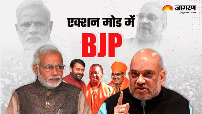 UP-Bihar Jobs Update एक्शन मोड में भाजपा। (फोटो-जागरण)