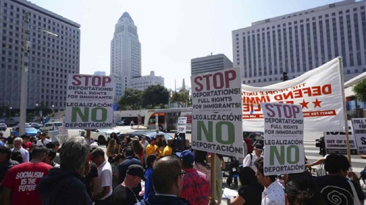 usa los angeles protests intensify over donald trump national guard deployment california america