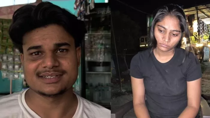 ढाबा संचालक साहिल और पति की हत्या की आरोपी सोनम रघुवंशी।