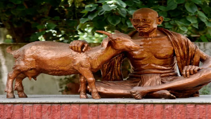 पटना के गांधी संग्रहालय में रखी एक प्रतिमा। जागरण