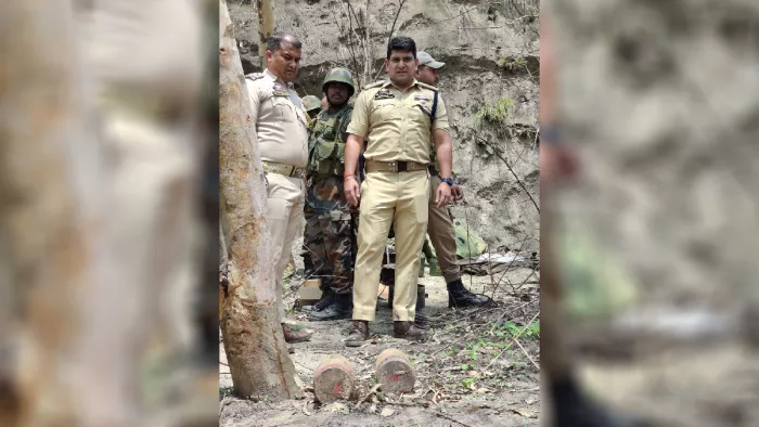 नगरोटा के बन टोल प्लाजा के पास मिले दो मोर्टार शेल